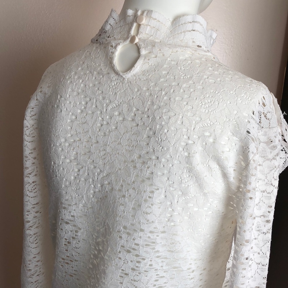 Arizona Cream ruffle top - Picture 5 of 6